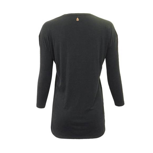 NEW DANIELLA FAYE ribbed top in grey - Picture 2 of 2